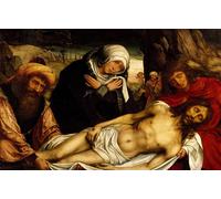 ARTXLXXBN Dipinti Famosi Poster Parete Quadri Murale Tela Pieta Museo Diocesano Gaeta por Quentin Massys o Metsys per la Decorazione Della Parete 60x90cm