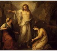 ARTXLXXBN Dipinti Famosi Stampa Immagini Quadri Moderni Art Cristo apareciéndose a Marta y María Magdalena de Angelica Kauffmann per L'arredamento del Soggiorno 60x90cm