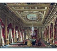 ARTXLXXBN Dipinti Famosi Stampa Immagini Quadri Moderni Art el Salón del Trono Carlton House de Charles Wild per L'arredamento del Soggiorno 60x90cm
