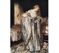 ARTXLXXBN Dipinti Famosi Stampa Immagini Quadri Moderni Art El verdadero amor de Arthur Rackham per L'arredamento del Soggiorno 60x90cm