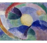 ARTXLXXBN Dipinti Famosi Stampa Immagini Quadri Moderni Art Formas circulares Luna de Robert Delaunay per L'arredamento del Soggiorno 60x90cm