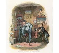 ARTXLXXBN Dipinti Famosi Stampa Immagini Quadri Moderni Art Ilustración para Dombey and Son de Hablot Knight Browne per L'arredamento del Soggiorno 60x90cm