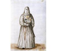 ARTXLXXBN Dipinti Famosi Stampa Immagini Quadri Moderni Art Túnicas de la Cofradía del Sufrimiento de Cristo de Jan Van Grevenbroeck per L'arredamento del Soggiorno 60x90cm