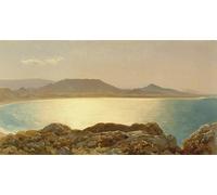 ARTXLXXBN Dipinti Famosi Stampa Tela Canvas Quadri D'Arte Classica Isla de Rodas de Frederic Leighton per L'arredamento Della Camera da Letto 60x90cm