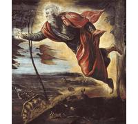 ARTXLXXBN Dipinti Famosi Stampa Tela Canvas Quadri D'Arte Classica la creación de los animales de Domenico Robusti Tintoretto per L'arredamento Della Camera da Letto 60x90cm