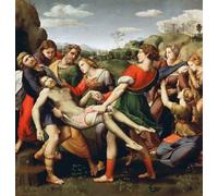 ARTXLXXBN Dipinti Famosi Stampa Tela Canvas Quadri D'Arte Classica la Deposición de Raffaello Sanzio Rafael per L'arredamento Della Camera da Letto 60x90cm