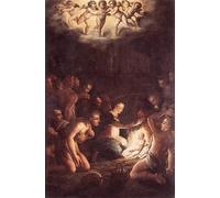 ARTXLXXBN Dipinti Famosi Stampa Tela Canvas Quadri D'Arte Classica la natividad de giorgio vasari per L'arredamento Della Camera da Letto 60x90cm
