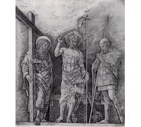 ARTXLXXBN Dipinti Famosi Stampa Tela Canvas Quadri D'Arte Classica la Resurrección de Cristo Andrea Mantegna per L'arredamento Della Camera da Letto 60x90cm