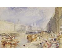 ARTXLXXBN Dipinti Famosi Stampa Tela Canvas Quadri D'Arte Classica Nantes de Mallord William Turner per L'arredamento Della Camera da Letto 60x90cm
