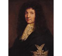 ARTXLXXBN Dipinti Famosi Stampa Tela Canvas Quadri D'Arte Classica Retrato de Jean Baptiste Colbert De Torcy por Pierre Mignard per L'arredamento Della Camera da Letto 60x90cm