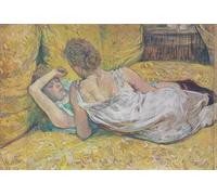 ARTXLXXBN Famoso Arte Murale Su Tela Poster Con Stampa Abandono de Henri De Toulouse Lautrec per la Decorazione Domestica dell'ufficio 60x90cm