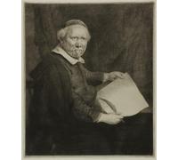 ARTXLXXBN Famoso Arte Murale Su Tela Poster Con Stampa Lieven Willemsz. Von Coppenol, maestro de la escritura: el plato másde Rembrandt Van Rijn per la Decorazione Domestica dell'ufficio 60x90cm