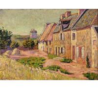 ARTXLXXBN Famoso Arte Murale Su Tela Poster Con Stampa Patio de Saint-briac en Hue de Paul Signac per la Decorazione Domestica dell'ufficio 60x90cm