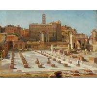 ARTXLXXBN Famoso Painting Quadri Tela Stampe Su Tela Animali Foro Romano de Karl Jensen per Decorazioni per la Casa 60x90cm