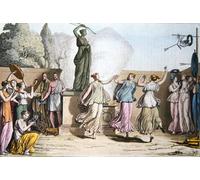 ARTXLXXBN Famoso Painting Quadri Tela Stampe Su Tela Animali Ilustración de danza de Delian de un traje antiguo o moderno de Angelo Monticelli per Decorazioni per la Casa 60x90cm