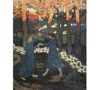 ARTXLXXBN Famoso Painting Quadri Tela Stampe Su Tela Animali La pelea entre Jacob y el ángel de Maurice Denis per Decorazioni per la Casa 60x90cm