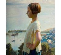 ARTXLXXBN Famoso Painting Quadri Tela Stampe Su Tela Animali La pequeña doncella de Harold Harvey per Decorazioni per la Casa 60x90cm