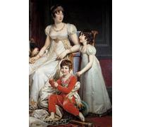 ARTXLXXBN Famoso Painting Quadri Tela Stampe Su Tela Animali Retrato de Marie Annonciade conocida como Caroline Bonaparte por Pascal Simon Gerard per Decorazioni per la Casa 60x90cm