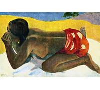 ARTXLXXBN Famoso Painting Quadri Tela Stampe Su Tela Animali Tahití Otaki Paul Gauguin por Paul Gauguin per Decorazioni per la Casa 60x90cm