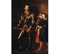 ARTXLXXBN Famoso Poster Parete Quadri Murale Tela Alof de Wignacourt de Merisi Caravaggio per la Decorazione Della Parete 60x90cm