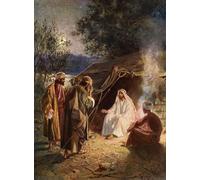 ARTXLXXBN Famoso Poster Parete Quadri Murale Tela Biblia de los Primeros Discípulos de Jesús por William Brassey Hole per la Decorazione Della Parete 60x90cm