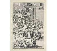 ARTXLXXBN Famoso Poster Parete Quadri Murale Tela Coronación de Cristo de Lucas Cranach el Viejo per la Decorazione Della Parete 60x90cm