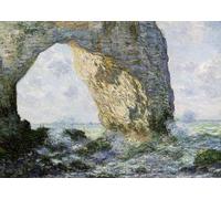 ARTXLXXBN Famoso Poster Parete Quadri Murale Tela de roca de Claude Monet per la Decorazione Della Parete 60x90cm
