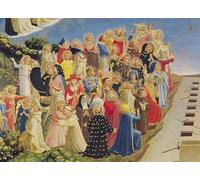ARTXLXXBN Famoso Poster Parete Quadri Murale Tela El Juicio Final de Fra Angelico per la Decorazione Della Parete 60x90cm