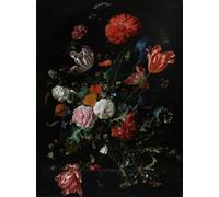 ARTXLXXBN Famoso Poster Parete Quadri Murale Tela Flor de Jan Davidsz De Heem per la Decorazione Della Parete 60x90cm