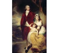 ARTXLXXBN Famoso Poster Parete Quadri Murale Tela Henry Th Earl y St Marqués de Exeter Su esposa Sarah y su hija Lady Sophia Cecil de Lawrence per la Decorazione Della Parete 60x90cm