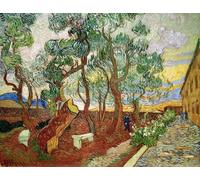 ARTXLXXBN Famoso Poster Parete Quadri Murale Tela Jardín del Hospital Saint Paul de Vincent Van Gogh per la Decorazione Della Parete 60x90cm