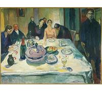 ARTXLXXBN Famoso Poster Parete Quadri Murale Tela La boda de la bohemia de Edvard Munch per la Decorazione Della Parete 60x90cm