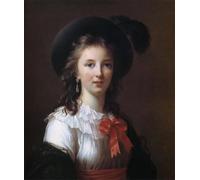 ARTXLXXBN Famoso Poster Parete Quadri Murale Tela La edad del autorretrato de Louise Élisabeth Vigée le Brun per la Decorazione Della Parete 60x90cm