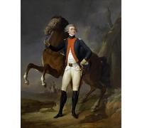 ARTXLXXBN Famoso Poster Parete Quadri Murale Tela Retrato de Gilbert Motier el marqués de La Fayette por Louis Leopold Boilly per la Decorazione Della Parete 60x90cm