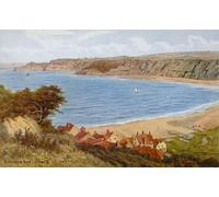 ARTXLXXBN Famoso Poster Parete Quadri Murale Tela Runswick Bay Mirando por Alfred Robert Quinton per la Decorazione Della Parete 60x90cm