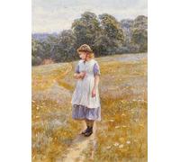 ARTXLXXBN Famoso Poster Parete Quadri Murale Tela Soñador de Helen Allingham per la Decorazione Della Parete 60x90cm