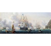 ARTXLXXBN Famoso Poster Parete Quadri Murale Tela Traducción de las cenizas de Napoleón I por Ambroise Louis Garneray per la Decorazione Della Parete 60x90cm