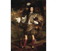 ARTXLXXBN Famoso Poster Parete Quadri Murale Tela un retrato de jefe de las tierras altas de Lord Mungo Murray por John Michael Wright per la Decorazione Della Parete 60x90cm