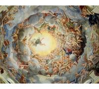 ARTXLXXBN Famoso Stampa Immagini Quadri Moderni Art Asunción de la Virgen desde el techo de la cúpula de Antonio Da Correggio per L'arredamento del Soggiorno 60x90cm