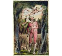ARTXLXXBN Famoso Stampa Immagini Quadri Moderni Art De canciones de Inocencia y de Experiencia de William Blake per L'arredamento del Soggiorno 60x90cm