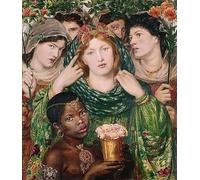 ARTXLXXBN Famoso Stampa Immagini Quadri Moderni Art el Amado de Dante Gabriel Charles Rossetti per L'arredamento del Soggiorno 60x90cm