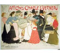 ARTXLXXBN Famoso Stampa Immagini Quadri Moderni Art el cartel de la calle para el impresor Charles Verneau de Théophile Alexandre Steinlen per L'arredamento del Soggiorno 60x90cm