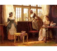 ARTXLXXBN Famoso Stampa Immagini Quadri Moderni Art Feria engañadores Charles Haigh-wood per L'arredamento del Soggiorno 60x90cm
