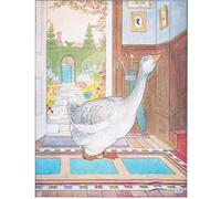 ARTXLXXBN Famoso Stampa Immagini Quadri Moderni Art Goosey Goosey Gander ¿Dónde debo pasear por Leonard leslie brooke per L'arredamento del Soggiorno 60x90cm