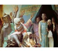 ARTXLXXBN Famoso Stampa Immagini Quadri Moderni Art la vida de San Luis de Cabanel per L'arredamento del Soggiorno 60x90cm
