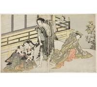 ARTXLXXBN Famoso Stampa Immagini Quadri Moderni Art los actores Nakamura Noshio I como Nyosan No Miya de Katsukawa Shunsho per L'arredamento del Soggiorno 60x90cm