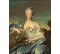ARTXLXXBN Famoso Stampa Immagini Quadri Moderni Art Madame Le Fèvre De Caumartin como Hebe de Jean Marc Nattier per L'arredamento del Soggiorno 60x90cm