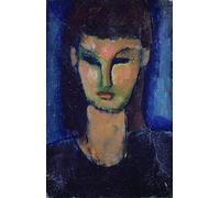 ARTXLXXBN Famoso Stampa Immagini Quadri Moderni Art Mujer de Amedeo Modigliani per L'arredamento del Soggiorno 60x90cm