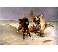 ARTXLXXBN Famoso Stampa Immagini Quadri Moderni Art Pintura famosa de Evariste Luminais per L'arredamento del Soggiorno 60x90cm