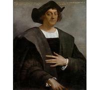 ARTXLXXBN Famoso Stampa Immagini Quadri Moderni Art Retrato Eines Mannes Angeblich Christopher Kolumbus por Del Piombo per L'arredamento del Soggiorno 60x90cm